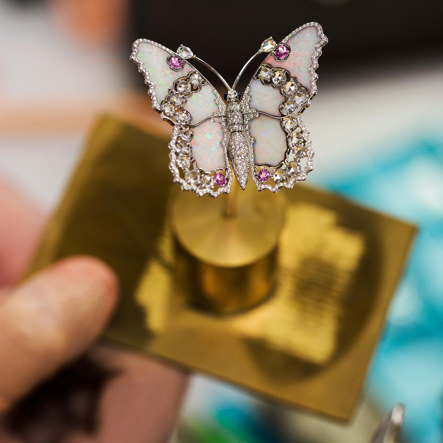 Van Cleef & Arpels Fée Ondine white gold butterfly