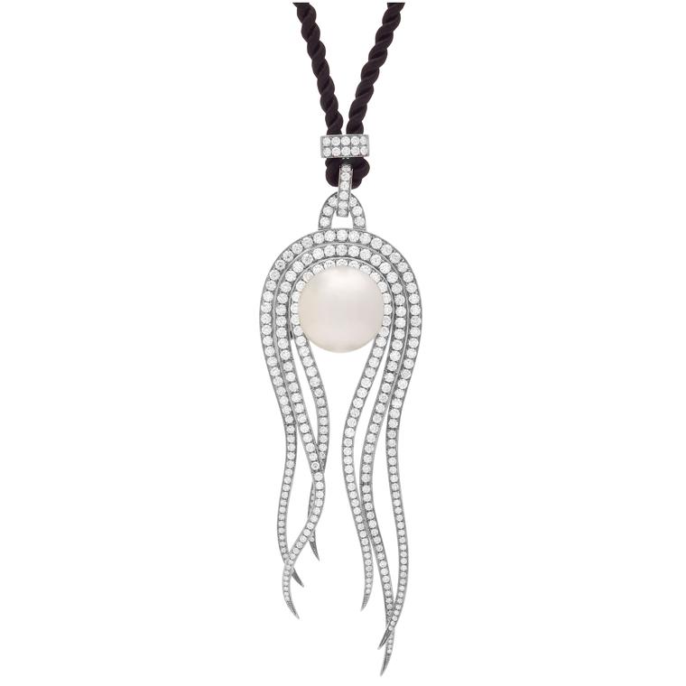  Pearl and diamond necklace by Mr Lieou