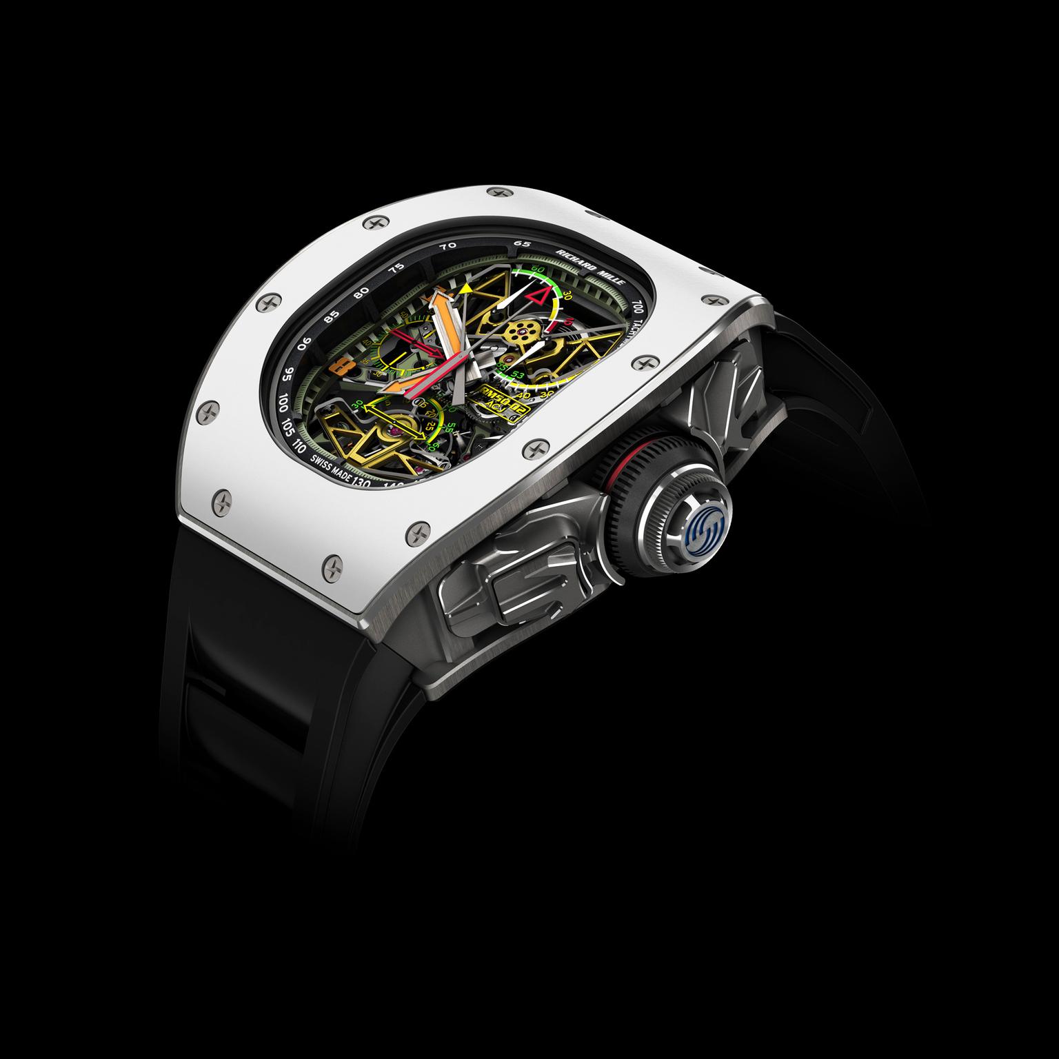 RM 50-02 ACJ Tourbillon Split Seconds Chronograph watch by Richard Mille