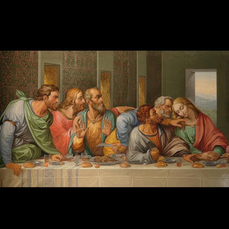 2. The Last Supper by Giacomo Raffaelli Vienna