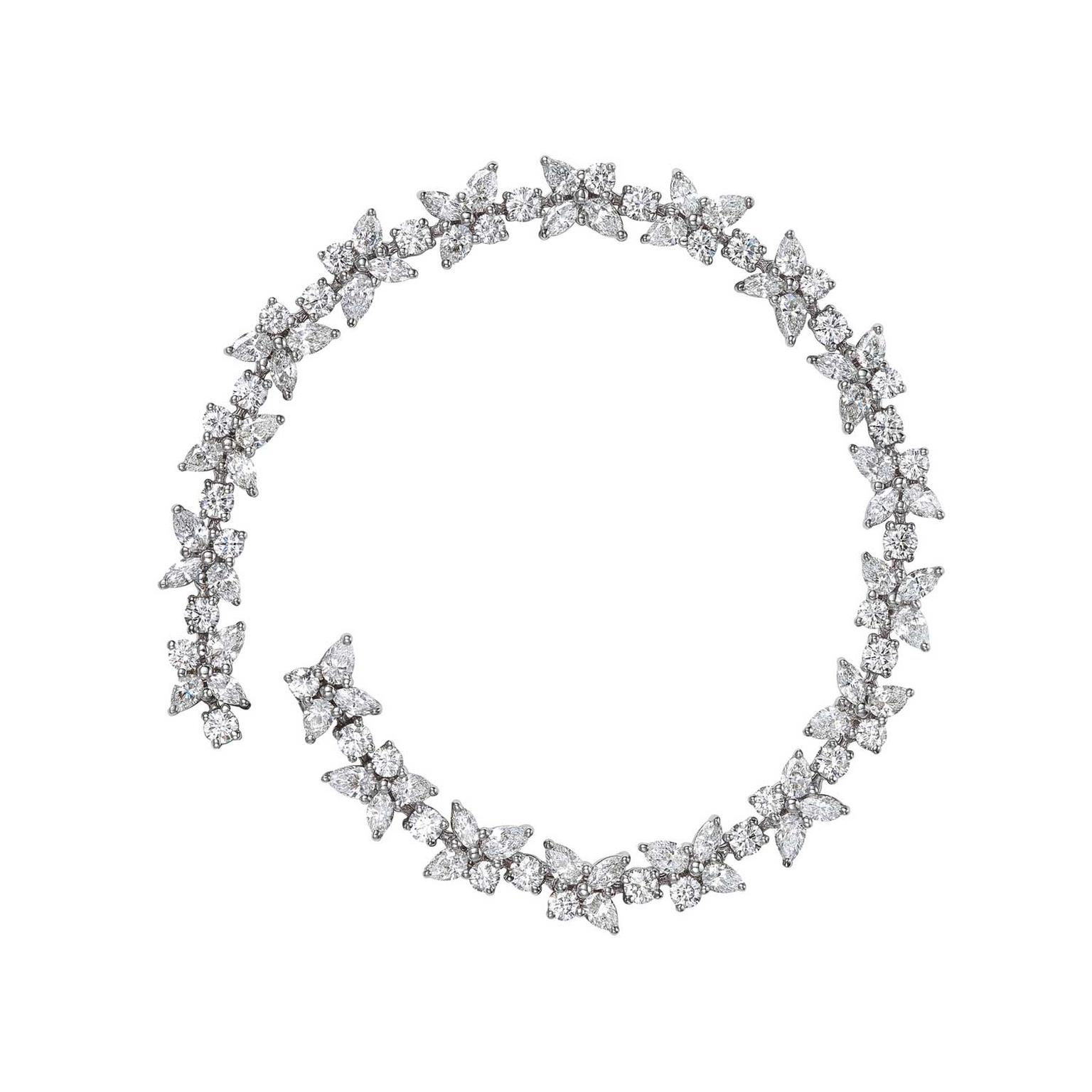 Tiffany Victoria collection floral diamond bracelet