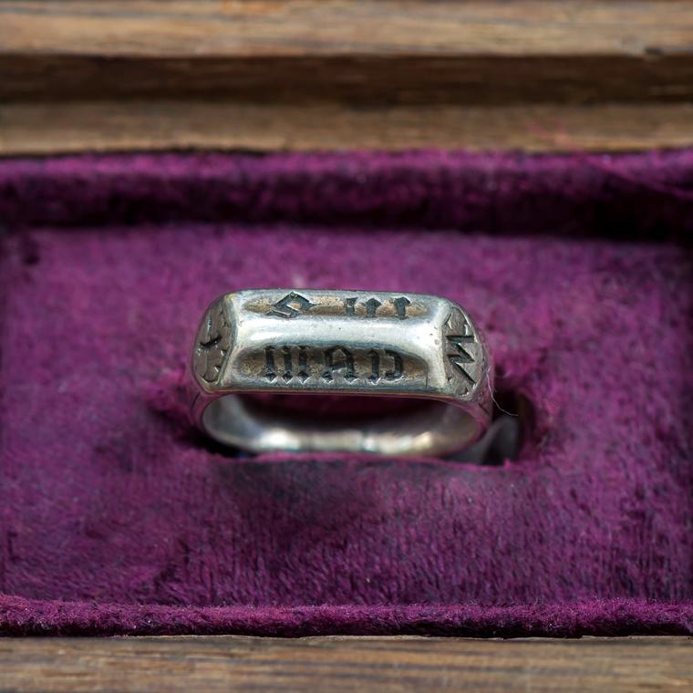 Joan of Arc antique ring inscribed