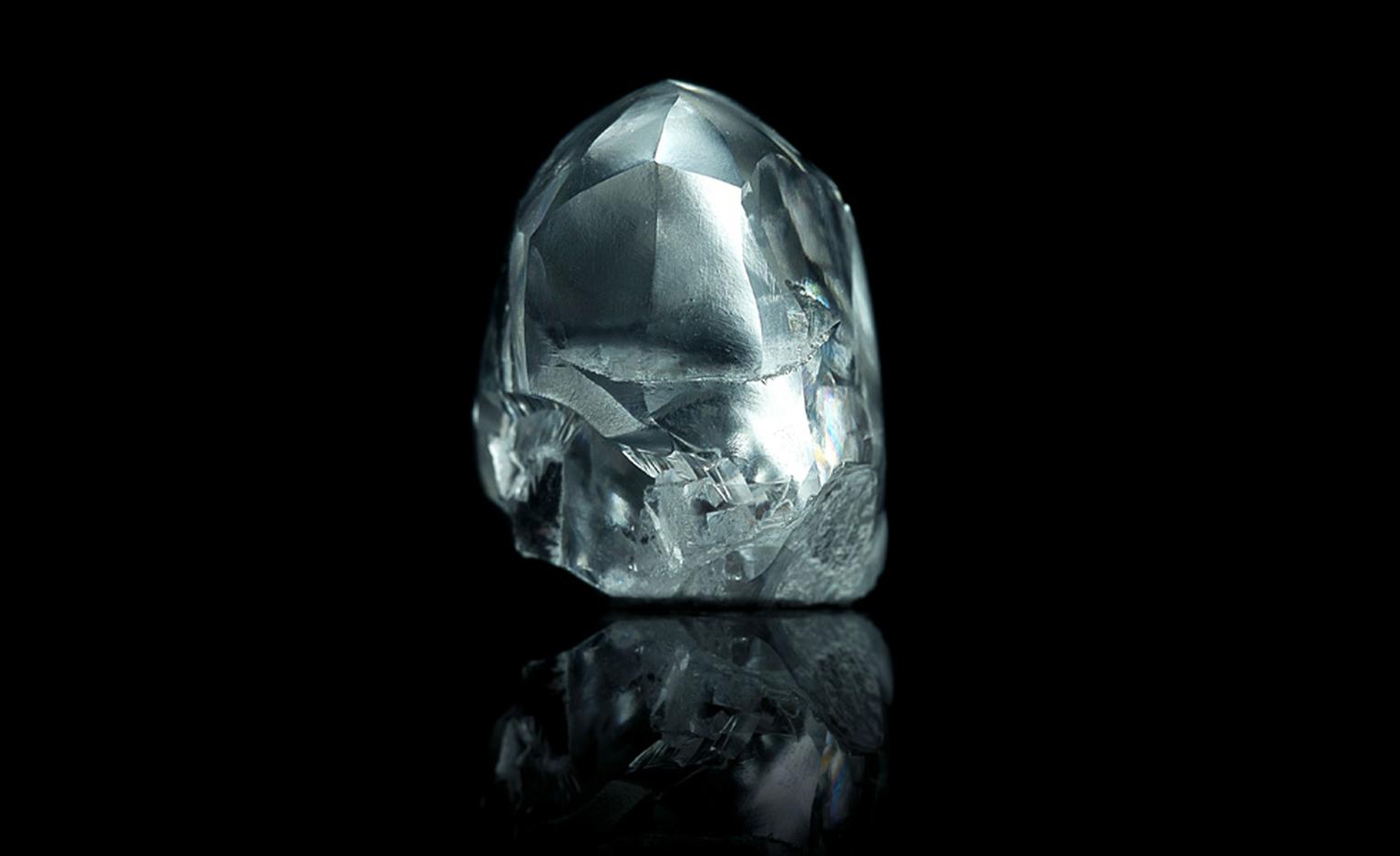 The 550 carat Letseng Star discovered in Lesotho August 2011.