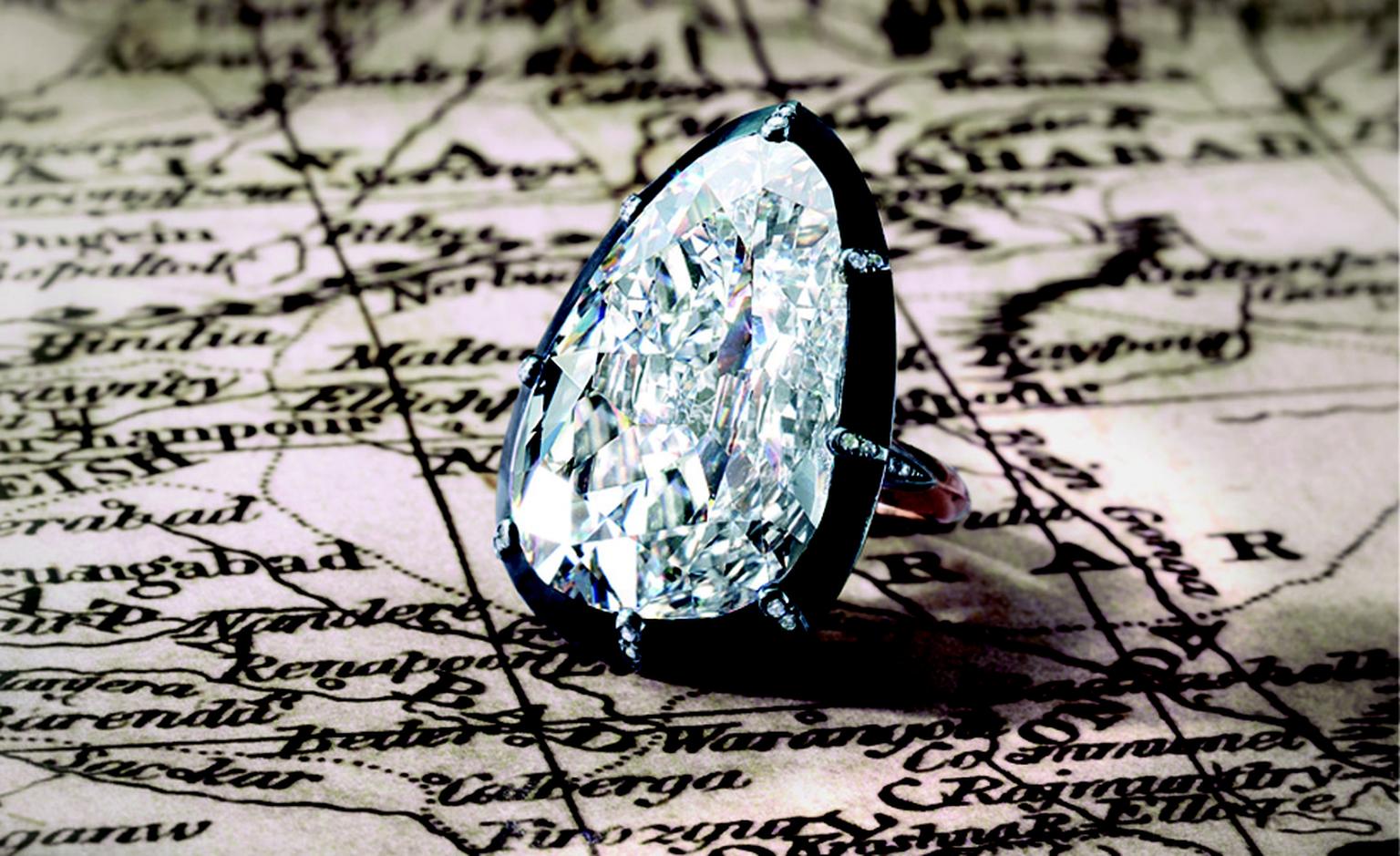 LOT 2687. Spectacular diamond ring. EST 40,000,000 - 50,000,000 HKD. LOT SOLD 43,220,000 HKD