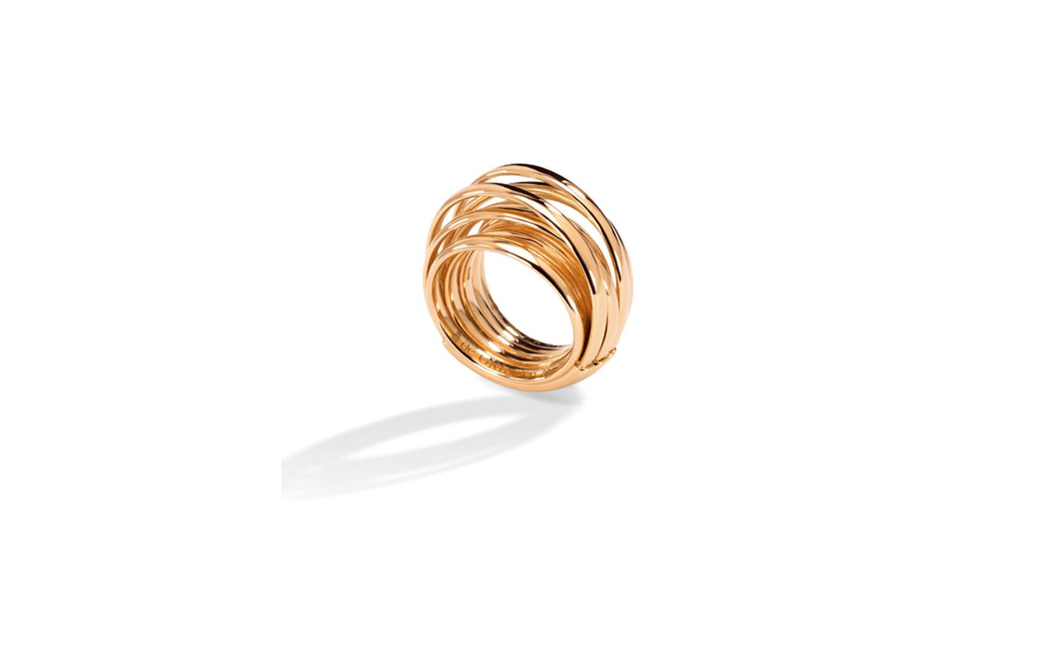De Grisogono, Allegra ring in pink gold £2,200