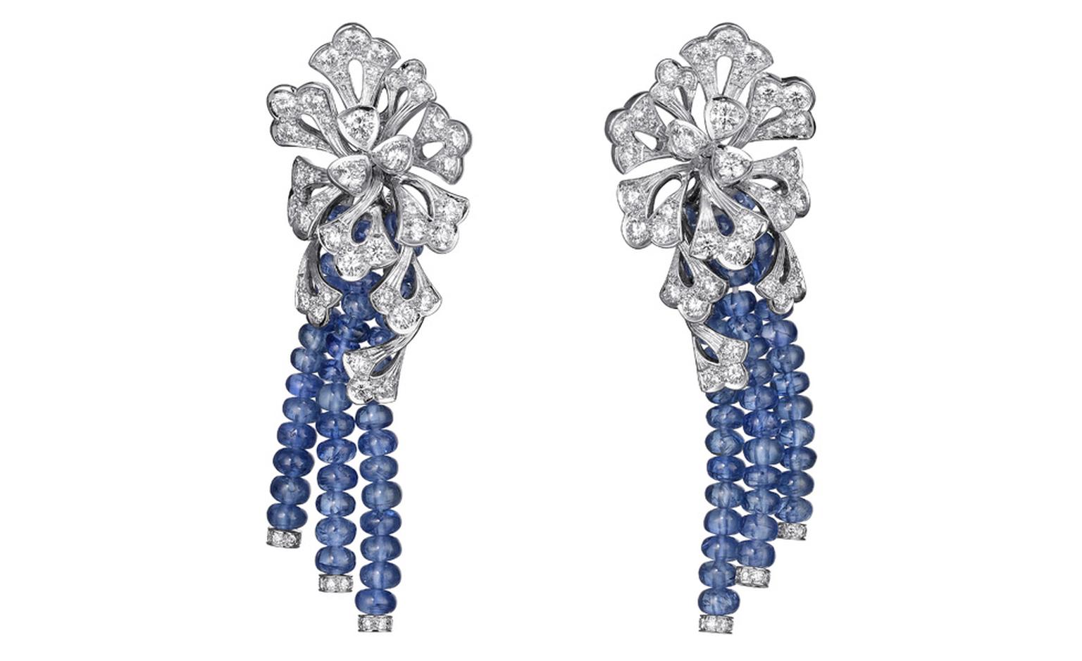 cartier sapphire earrings