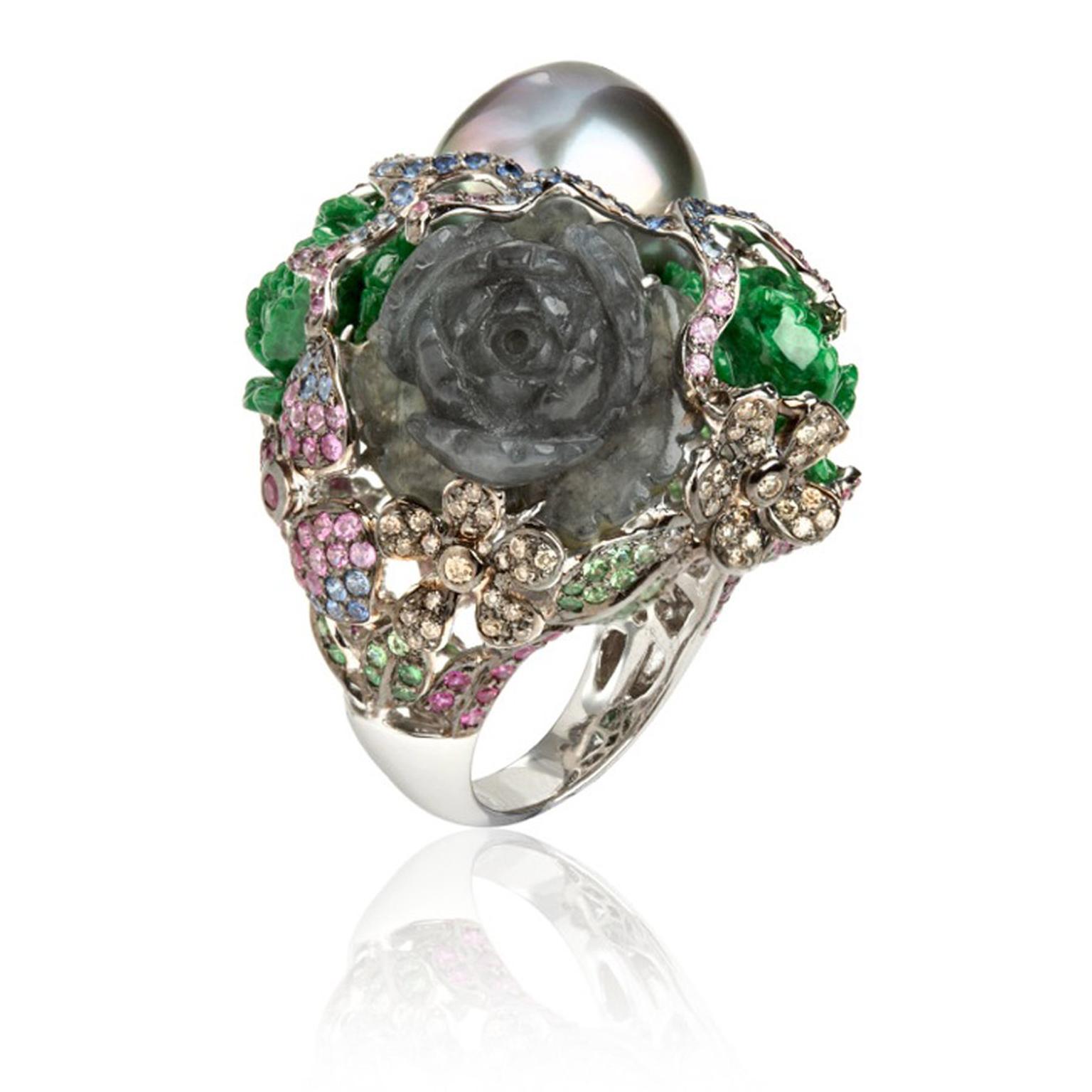 Wendy-Yue-Fantasie-18ct-white-gold,-pearl,--diamond,-sapphires,-garnet,jade-and-tourmaline-Perilous-Pearl-ring-By-Wendy--Yue-for-Annoushka.jpg
