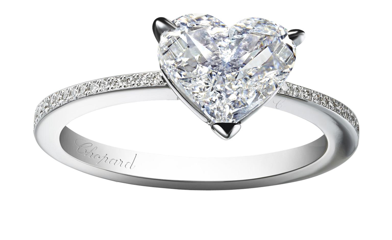 cartier heart shaped diamond ring