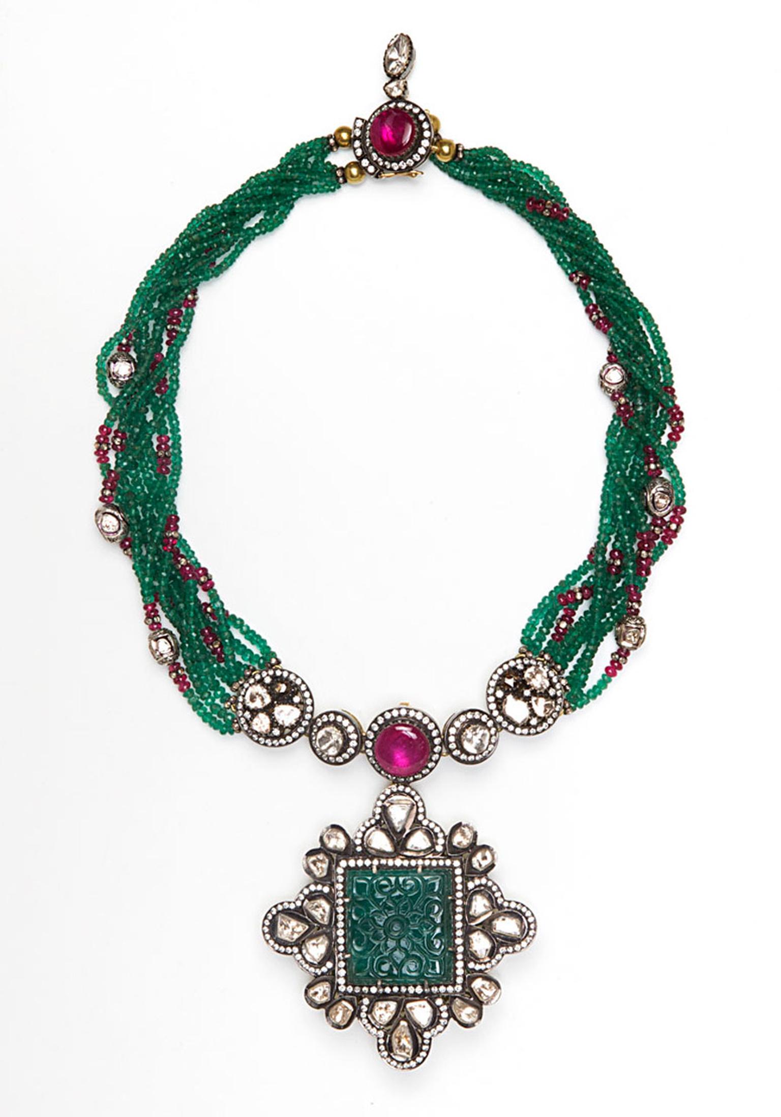 Amrapali-Multi-Strand-Emerald-and-Diamond-necklace.jpg