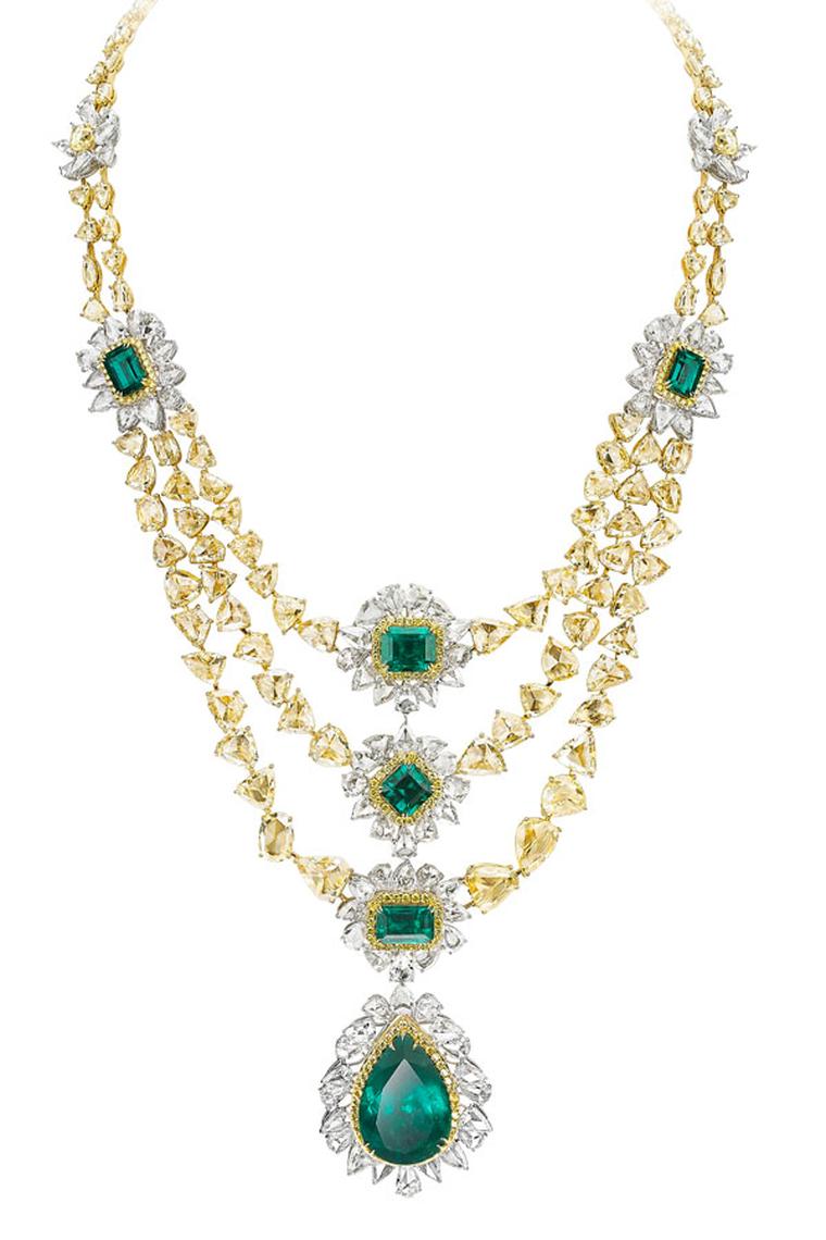Avakian-yellow-diamond-and-emerald-necklace