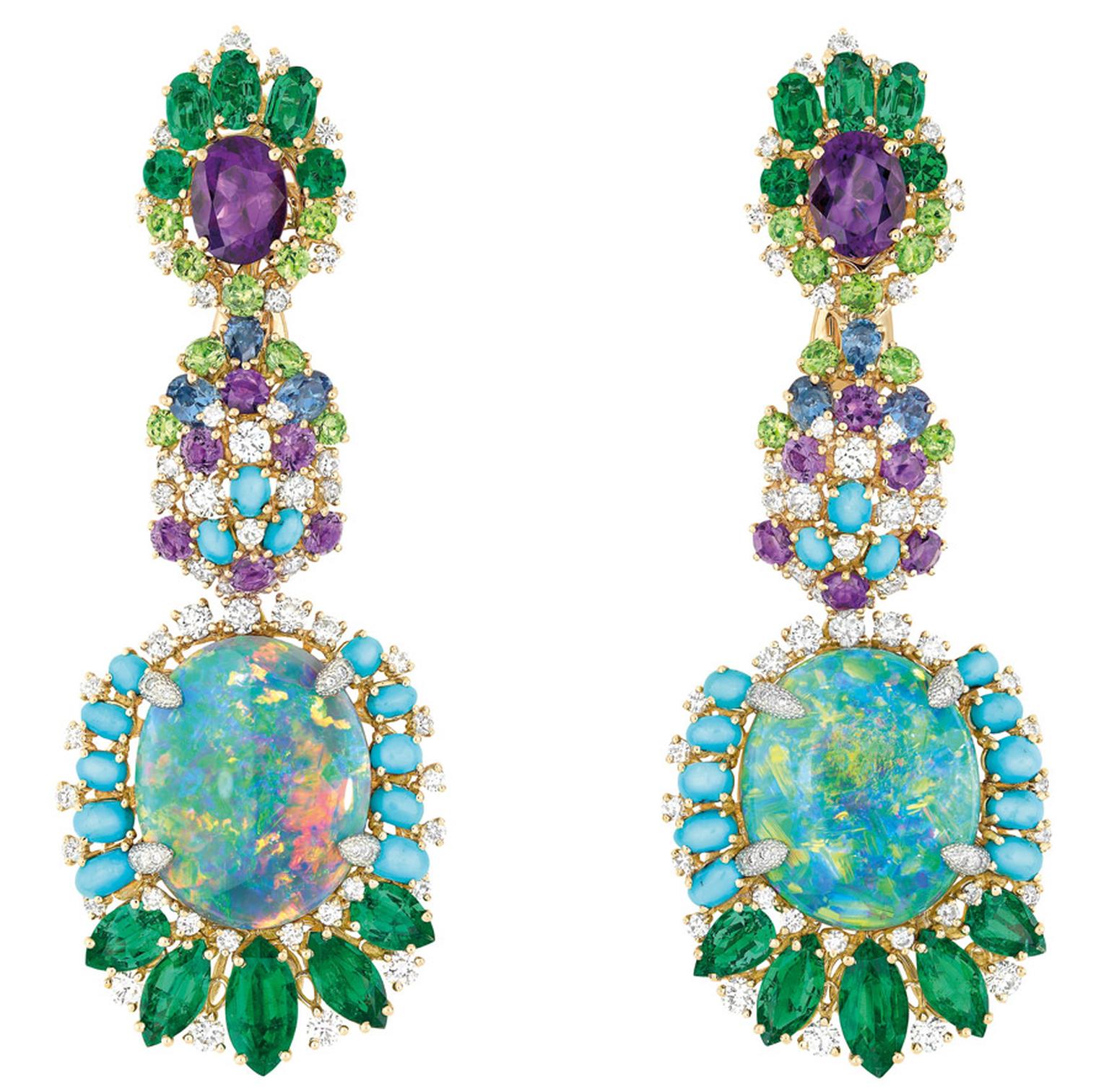Dear-Dior-Rcsille-Bouquet-dOpales-earrings