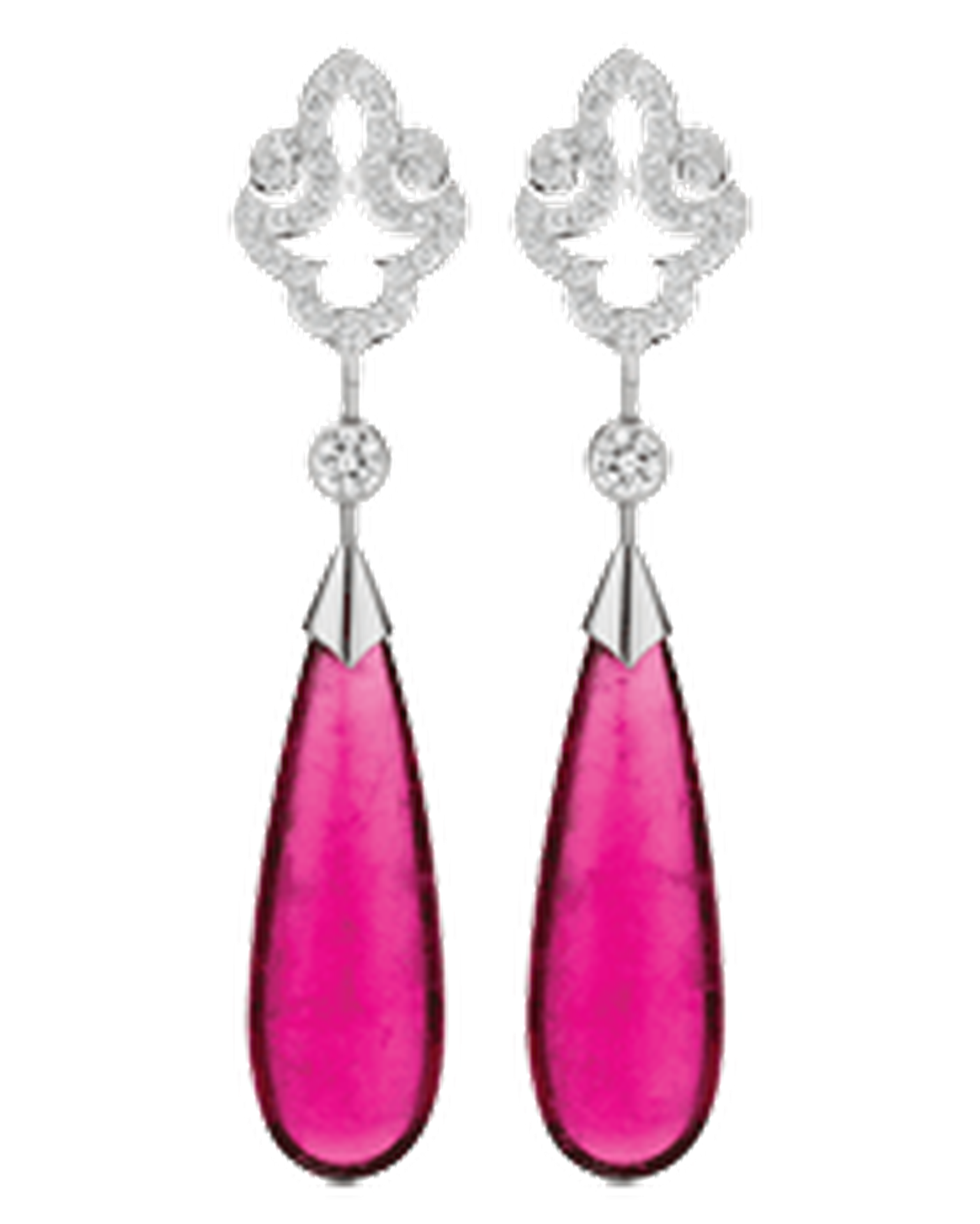 Calleija Maharaja rubbelite and diamond earrings_20140220_Thumbnail