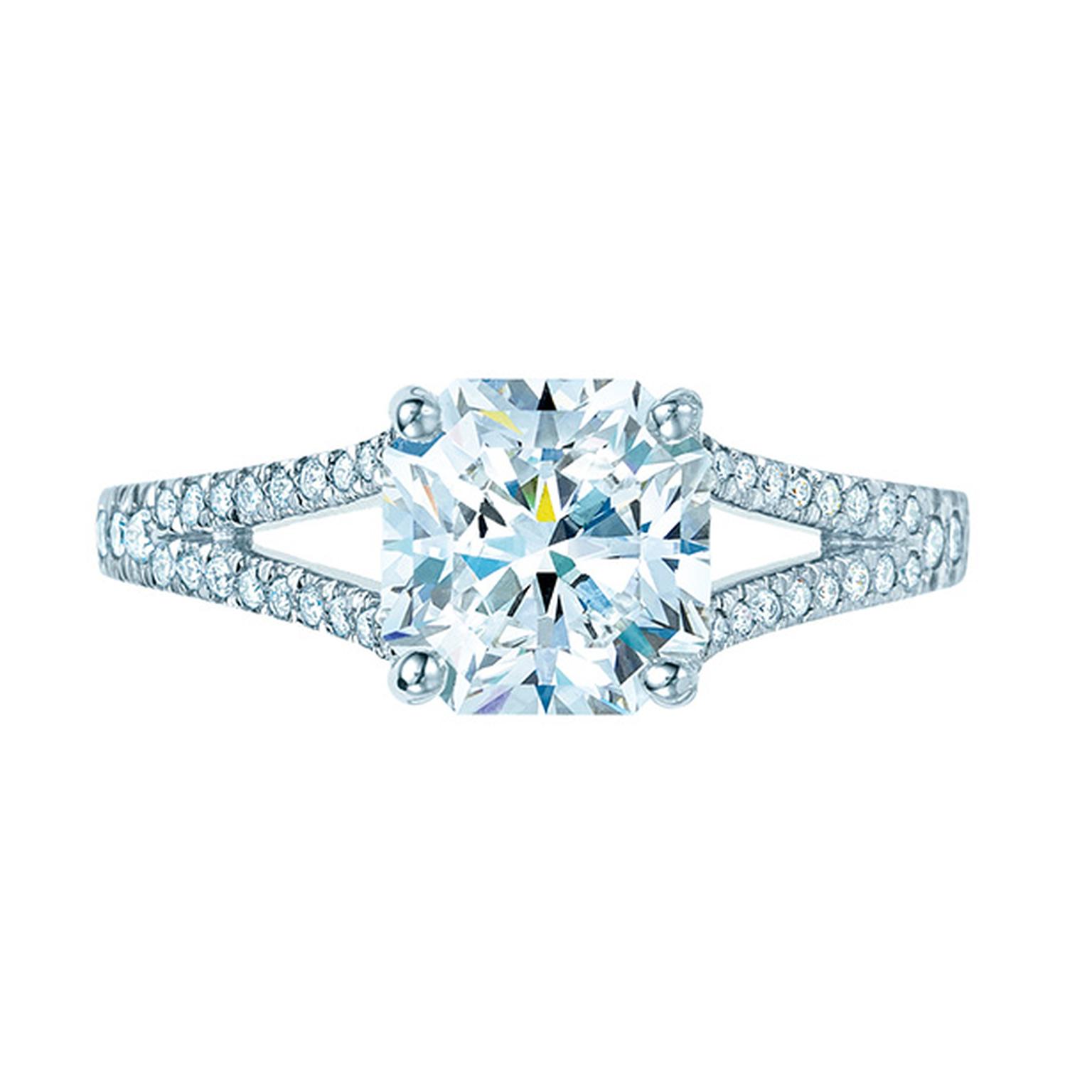 Tiffany Lucida solitaire diamond engagement ring
