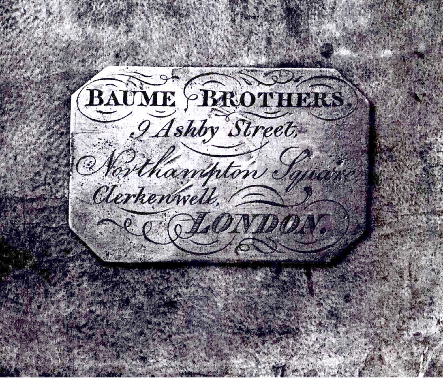 Baume et Mercier Baume brothers london 1857