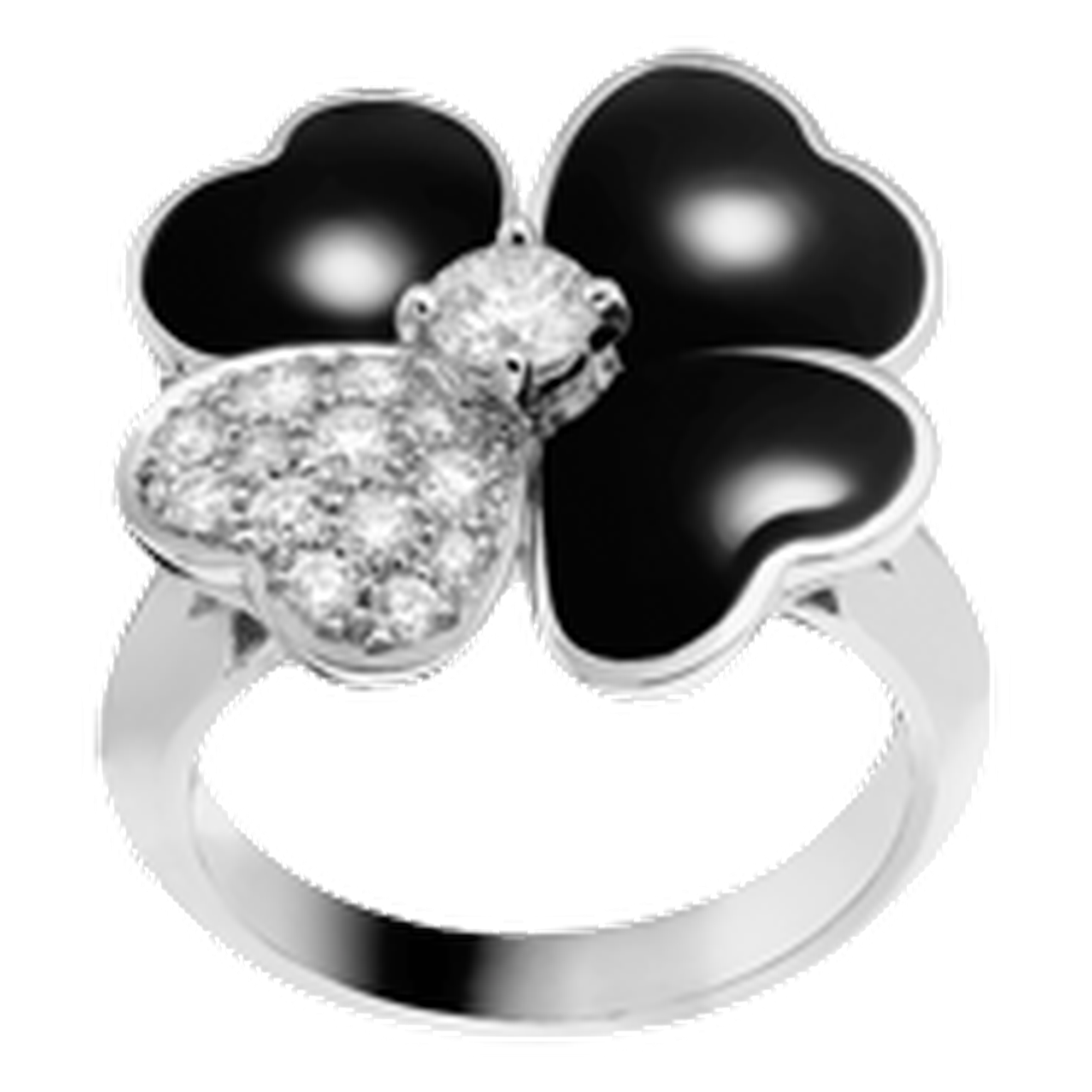 Van Cleef and Arpels Cosmos medium ring, white gold, onyx and diamonds_20140505_Thumbnail