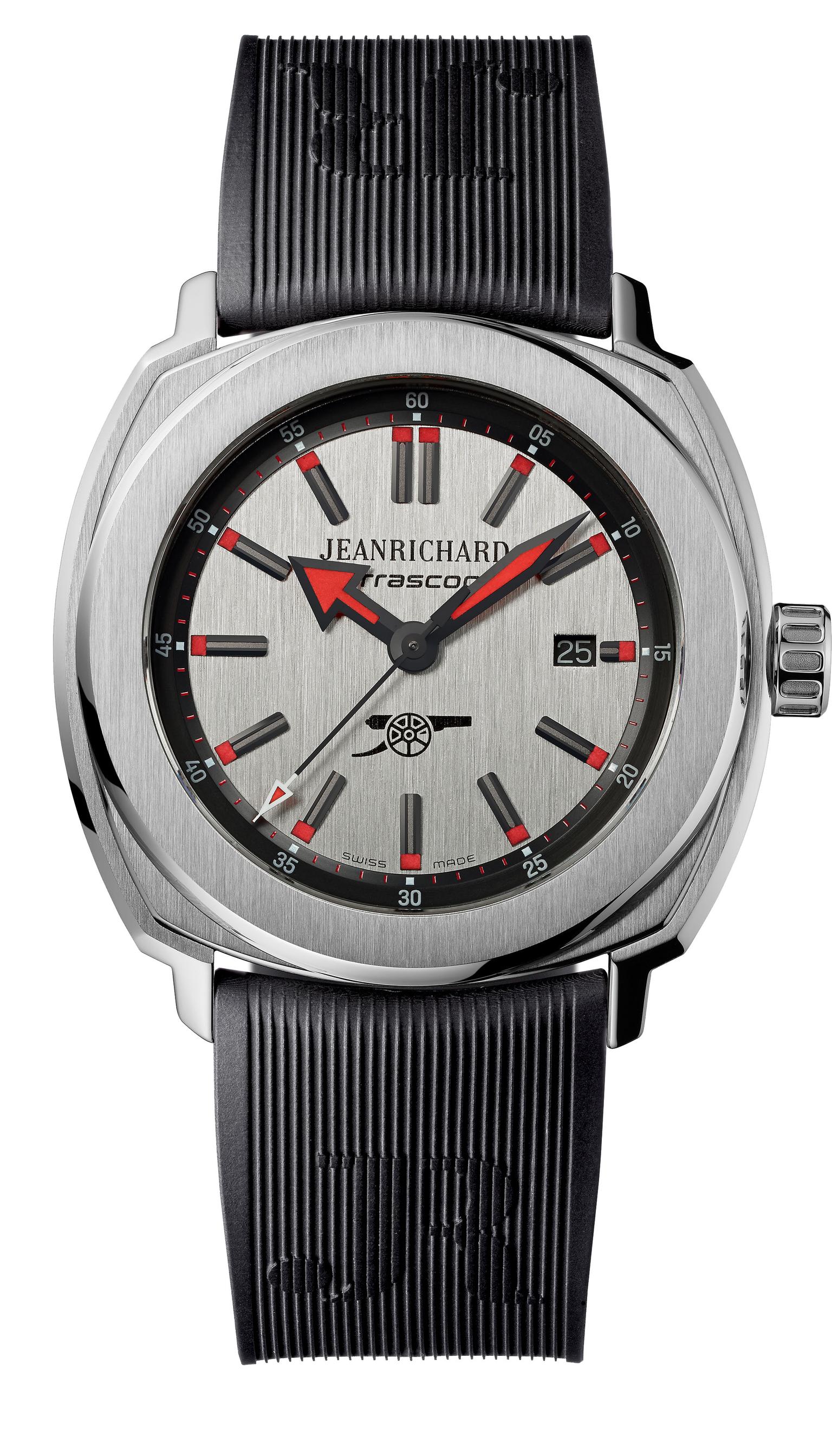 Arsenal FC Terrascope stainless steel watch | JeanRichard | The