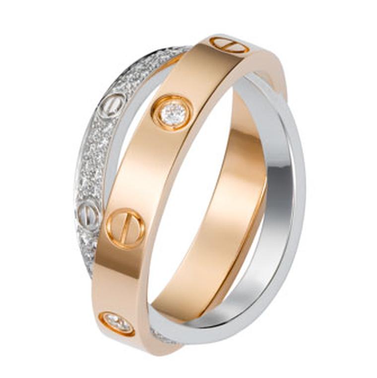 CartierLove Ring with diamonds