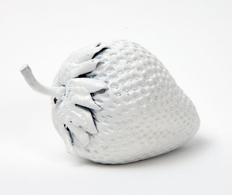 Marc Quinn at Selfridges Bronze white strawberry sculpture Price from 1500
