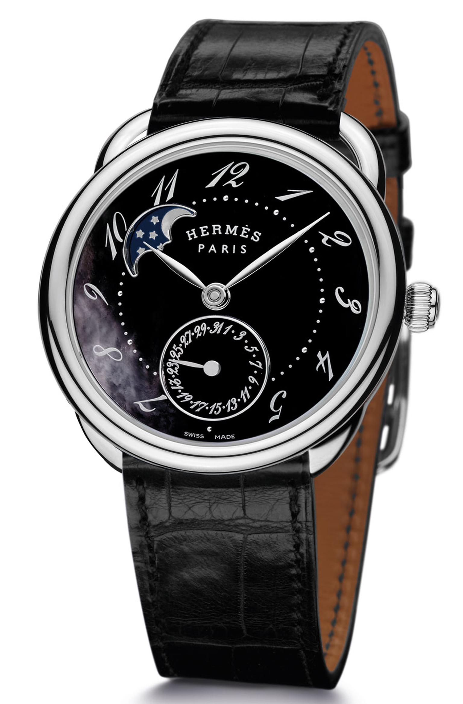 Hermes-Arceau-Petit-Lune-black-dial