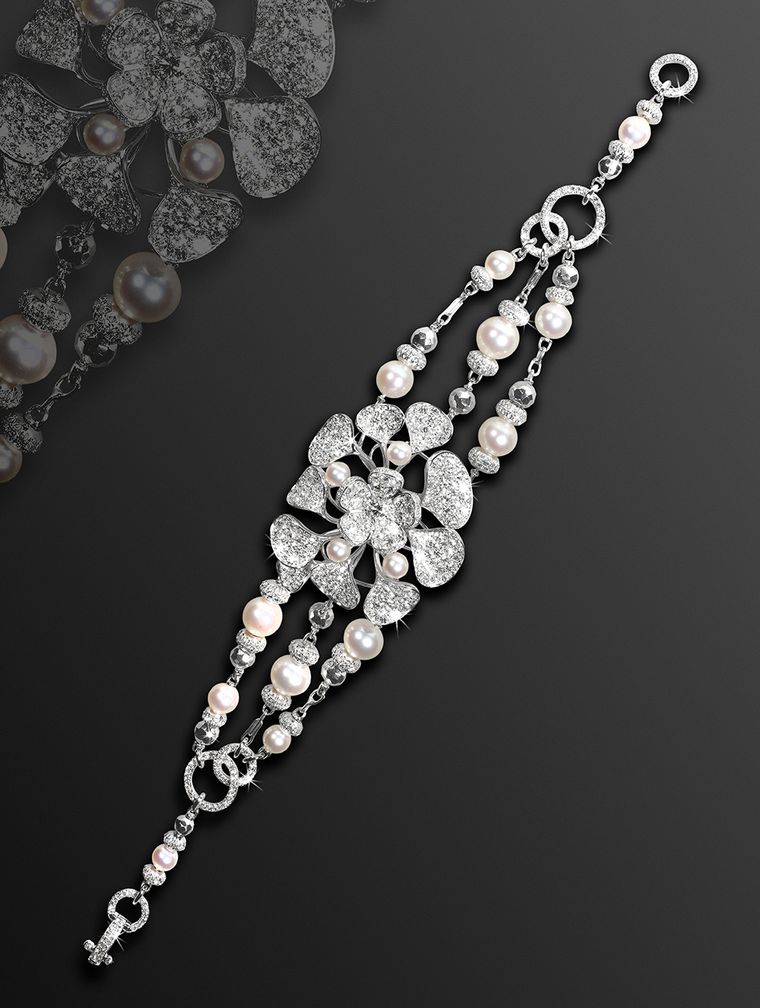 Contemporary pearl jewellery for the modern bride