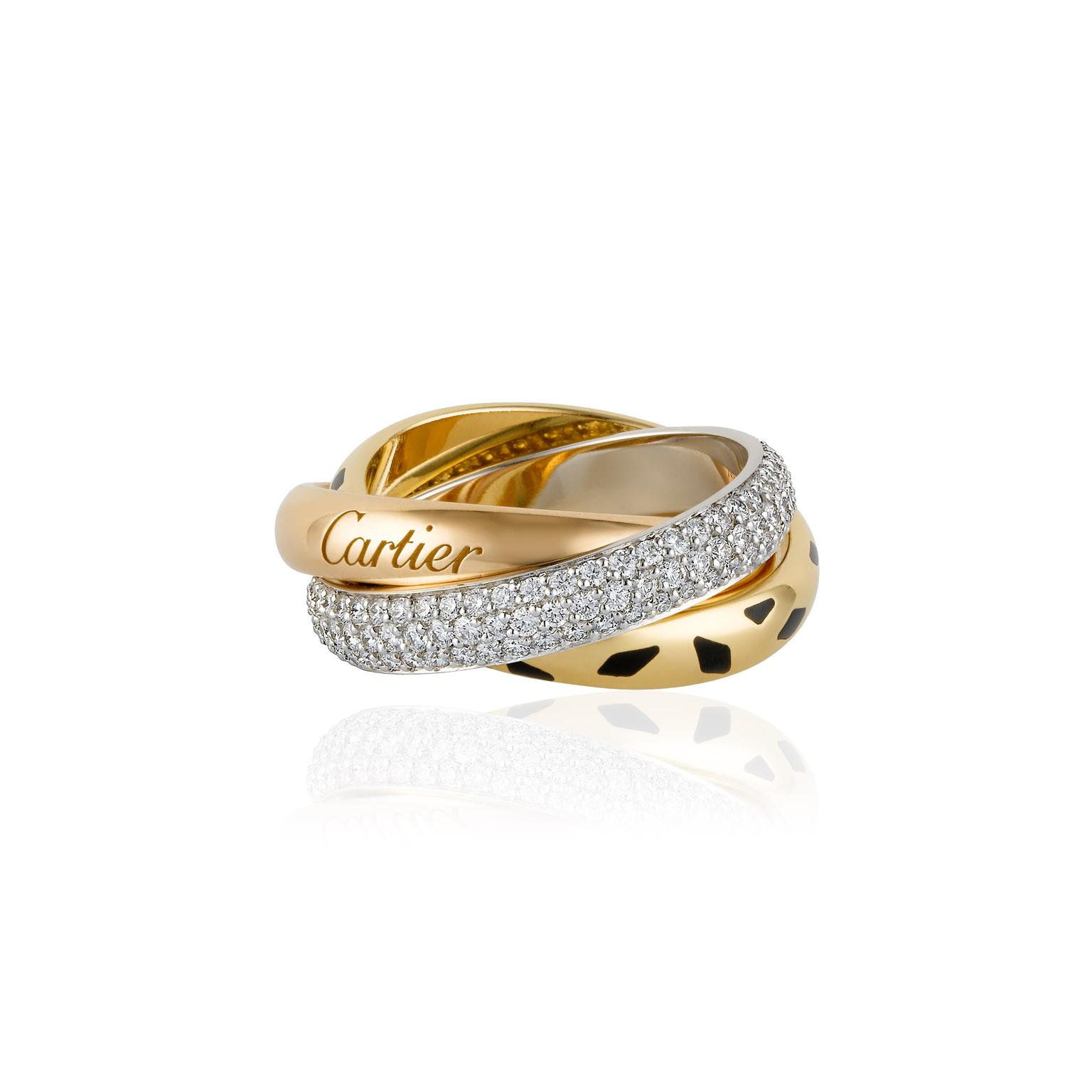 cartier triple wedding ring