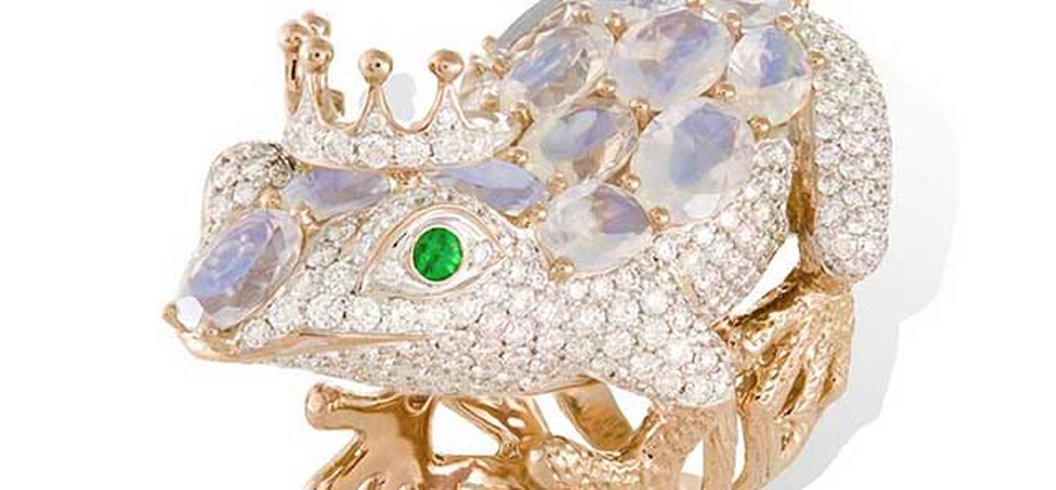 Lydia Courteille frog ring