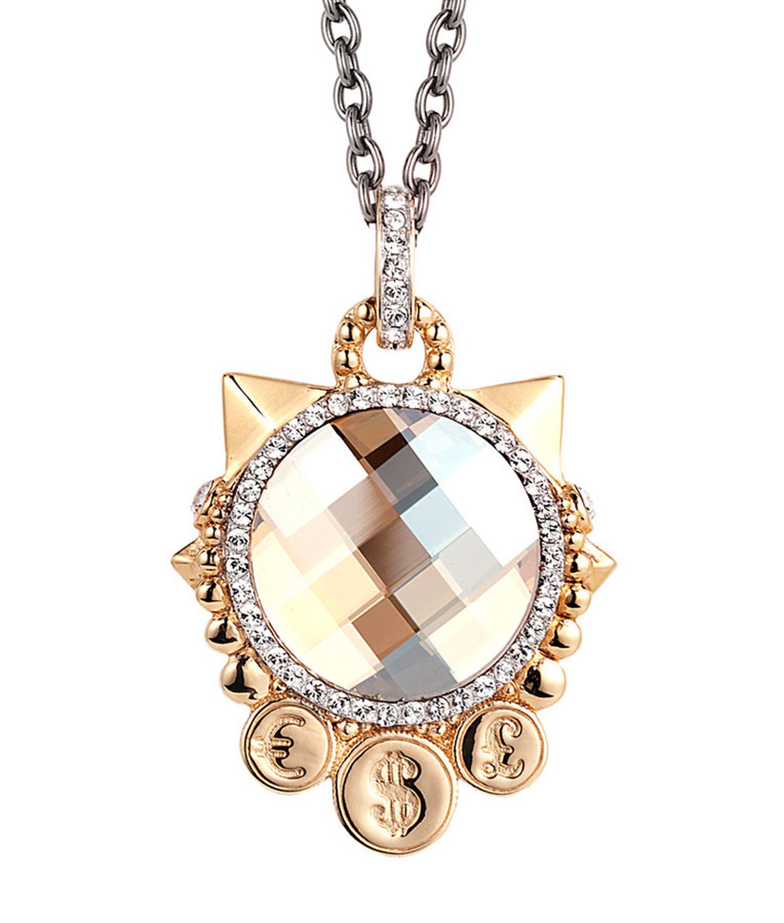 Stepehen Webster Seven Deadly Sins Greed Pendant set in sterling silver with pave crystals 650