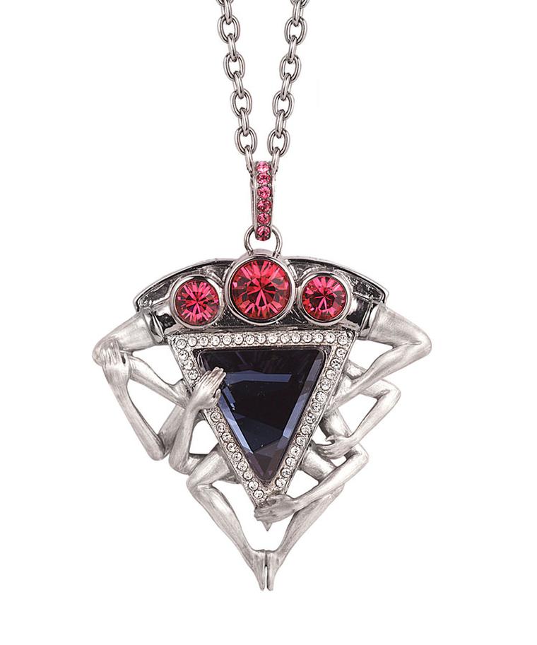 Stephen Webster Seven Deadly Sins Lust Pendant set in sterling silver with pave crystals 650