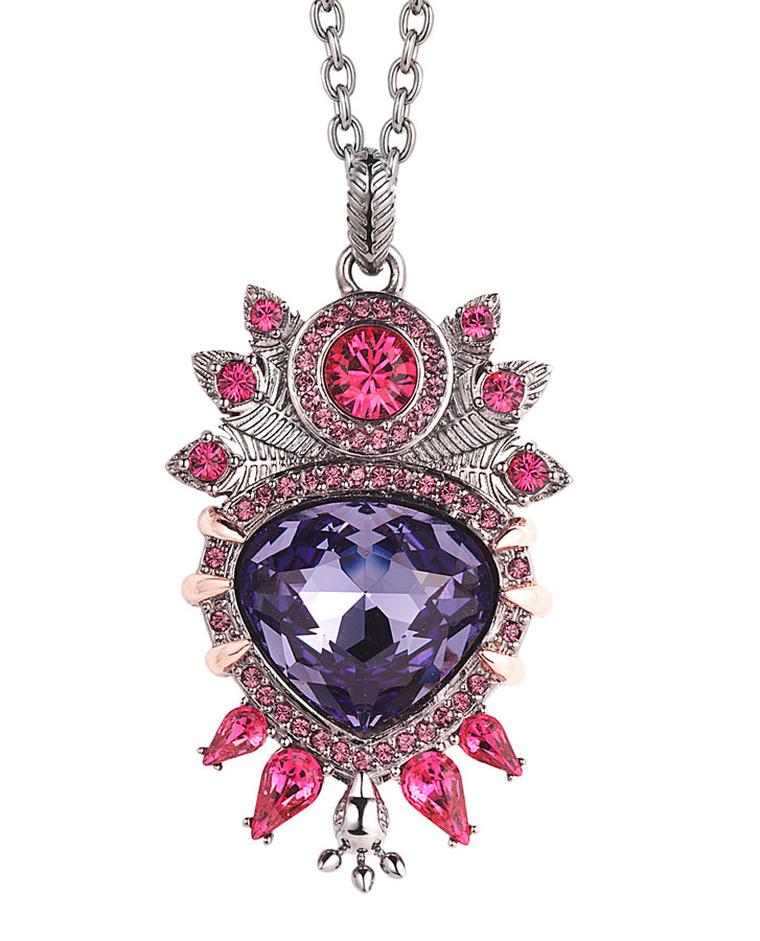 Stephen Webster Seven Deadly Sins Pride Pendant set in sterling silver with pave crystals 650