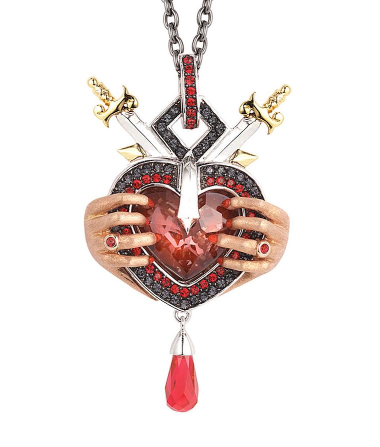 Stephen Webster Seven Deadly Sins Wrath Pendant set in sterling silver with pave crystals Price from 650