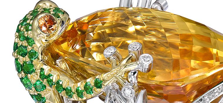 Boodles Citrine Frog ring HP