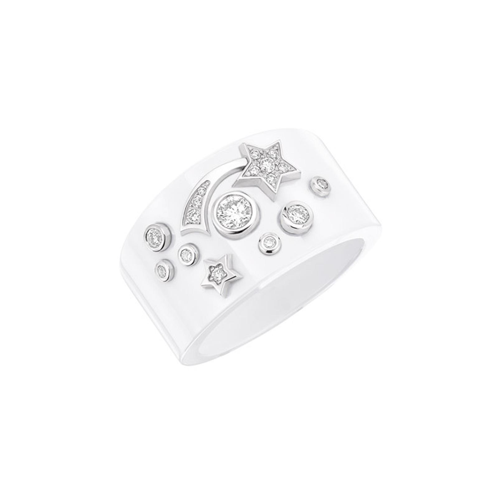 Chanel Comet Ring White Large Main