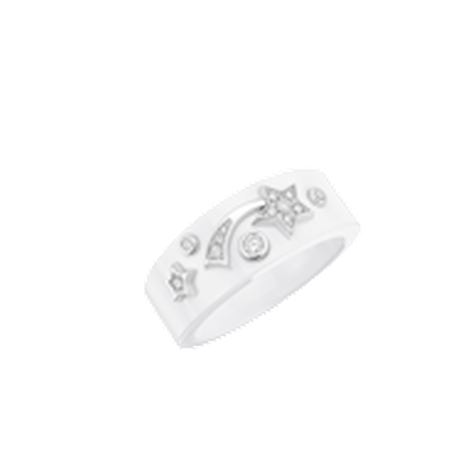 Chanel Comet Ring White Small Thumb