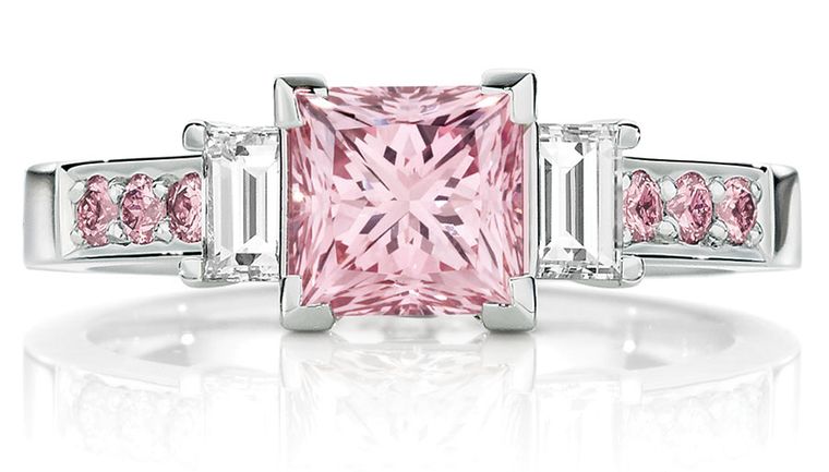 Pink diamond engagement rings perth wa