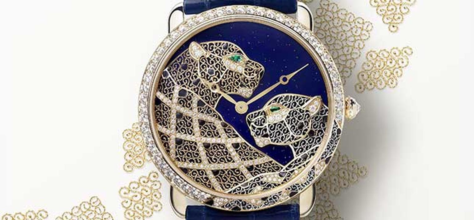 Cartier filigree watch HP
