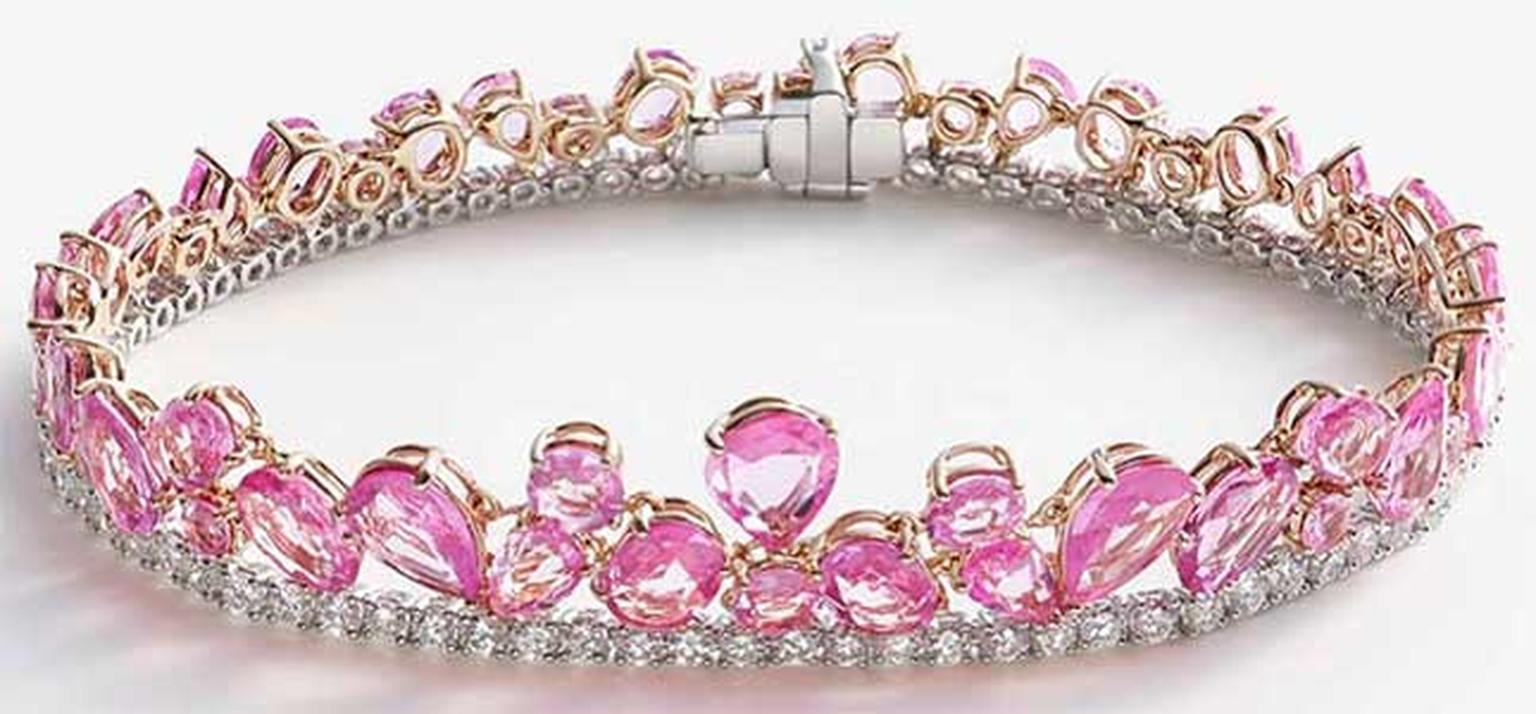 William -Son -pink -sapphire -bracelet