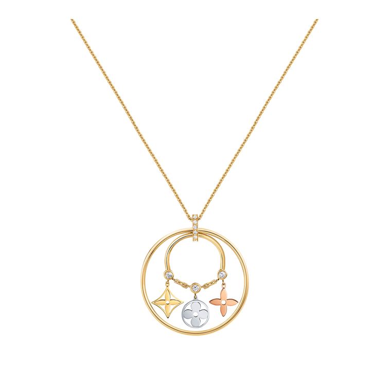 Monogram Idylle gold and diamond necklace | Louis Vuitton