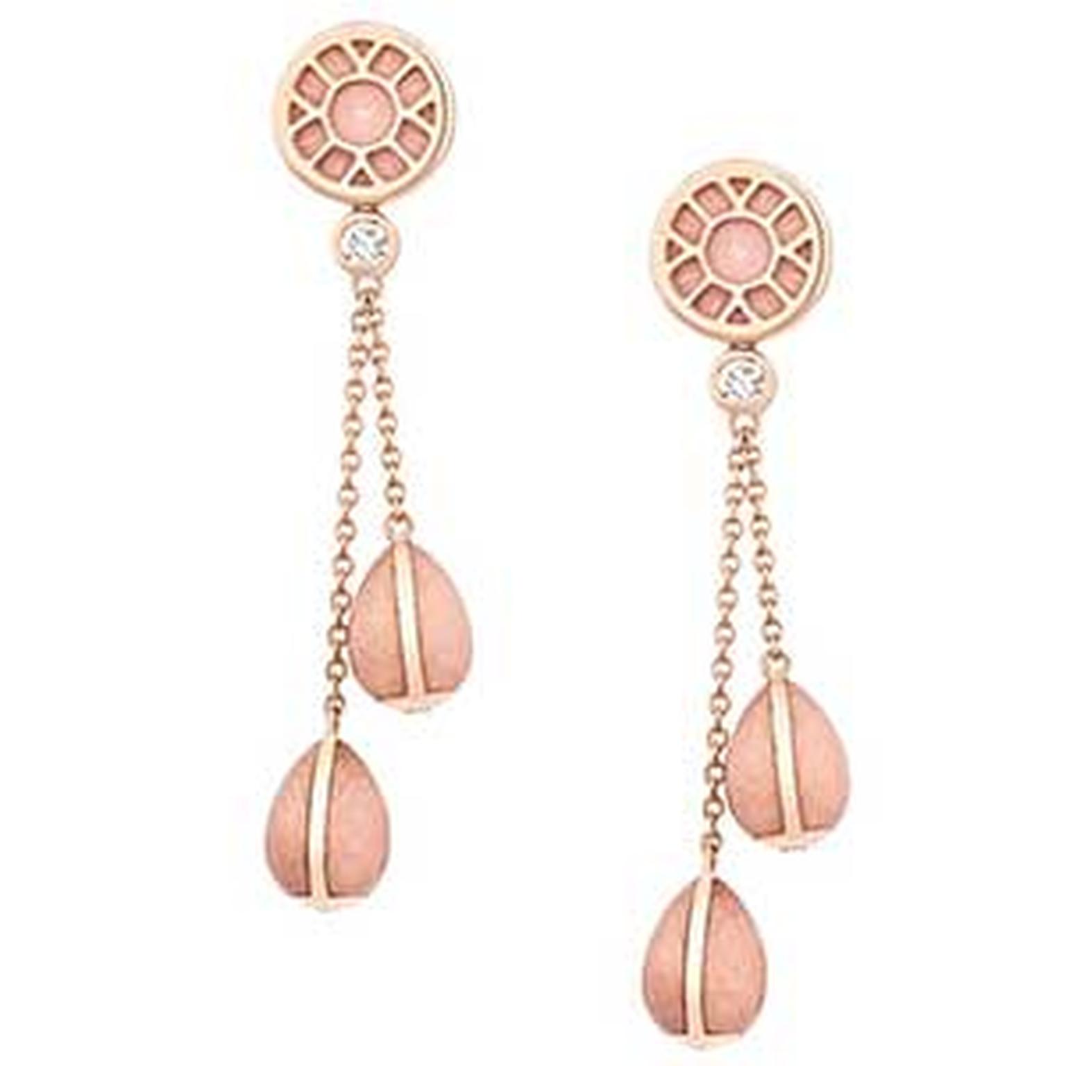 Faberge -egg -earrings
