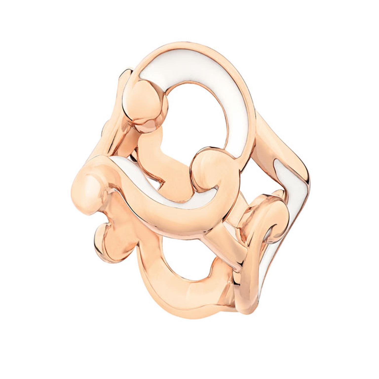 Faberge Rococo rose gold ring_main