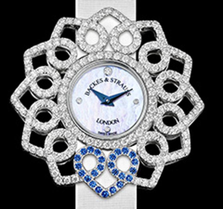 Backes & Strauss Victoria Blue Heart Watch HP