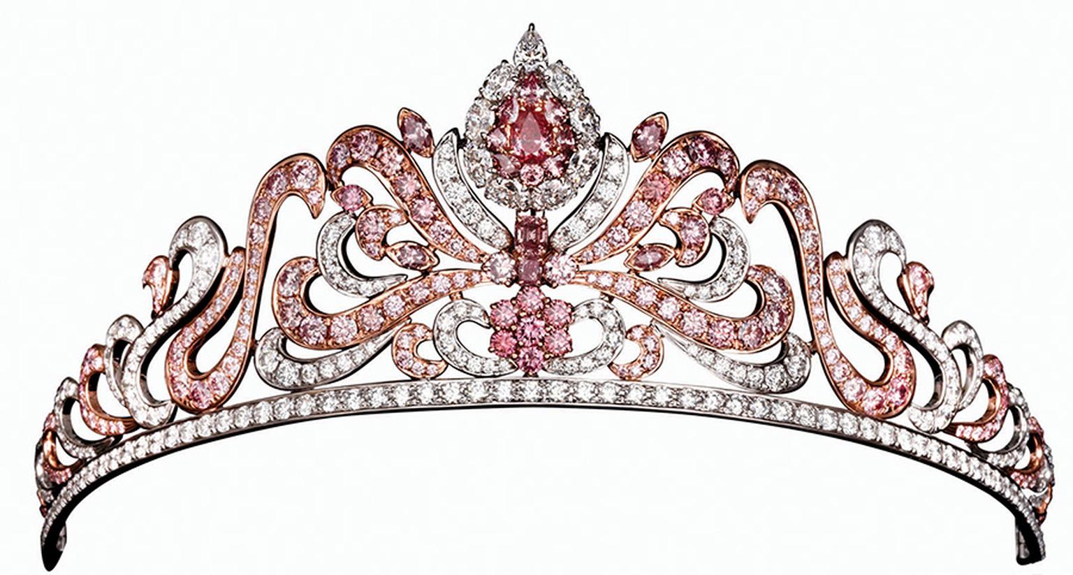 Calleija pink diamond tiara