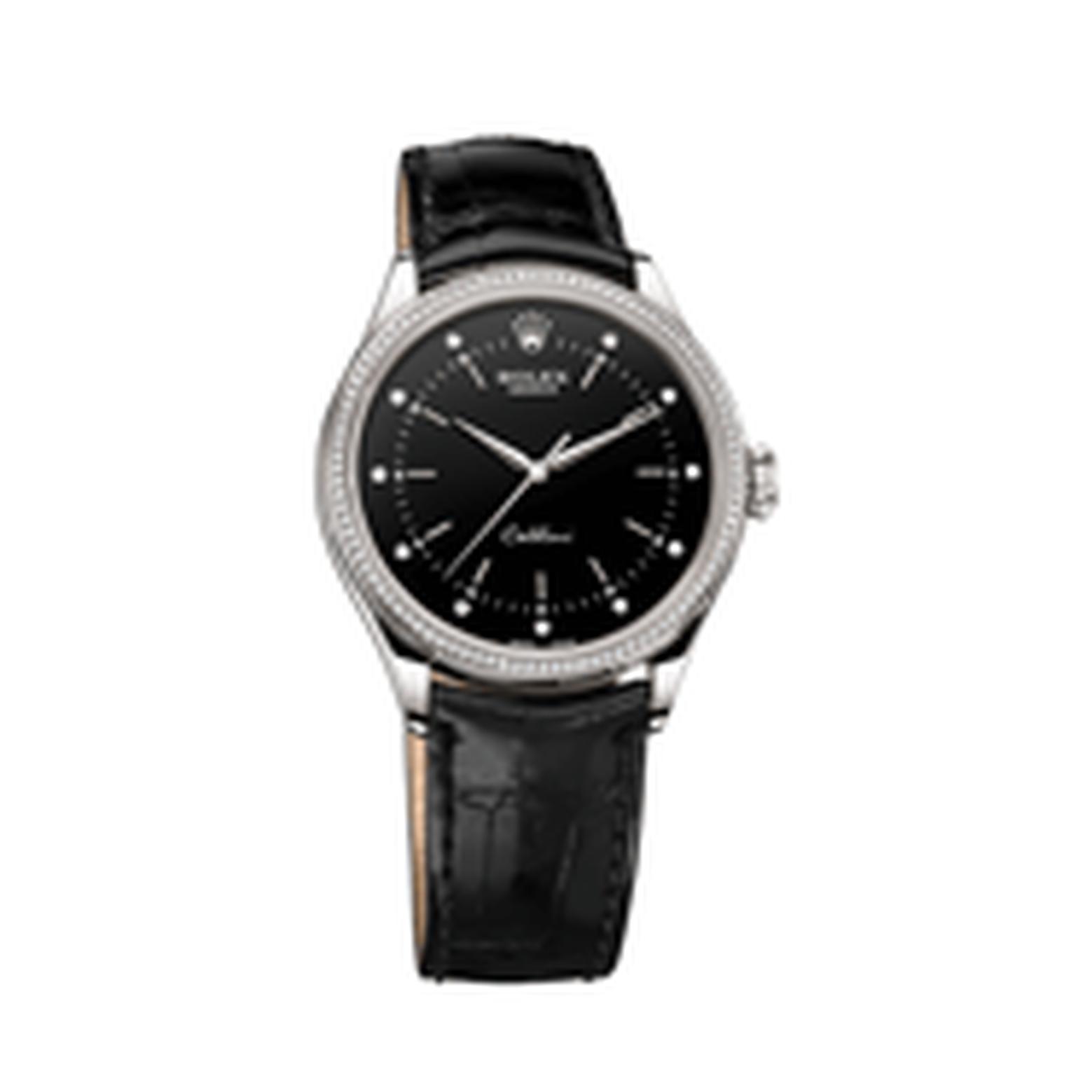 Rolex Cellini Black diamond watch_thumb