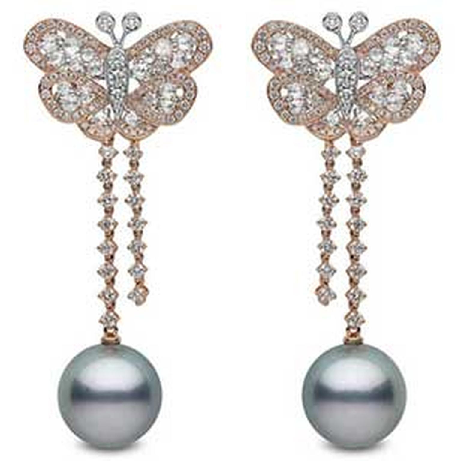 Yoko -Butterfly -pearl -earrings