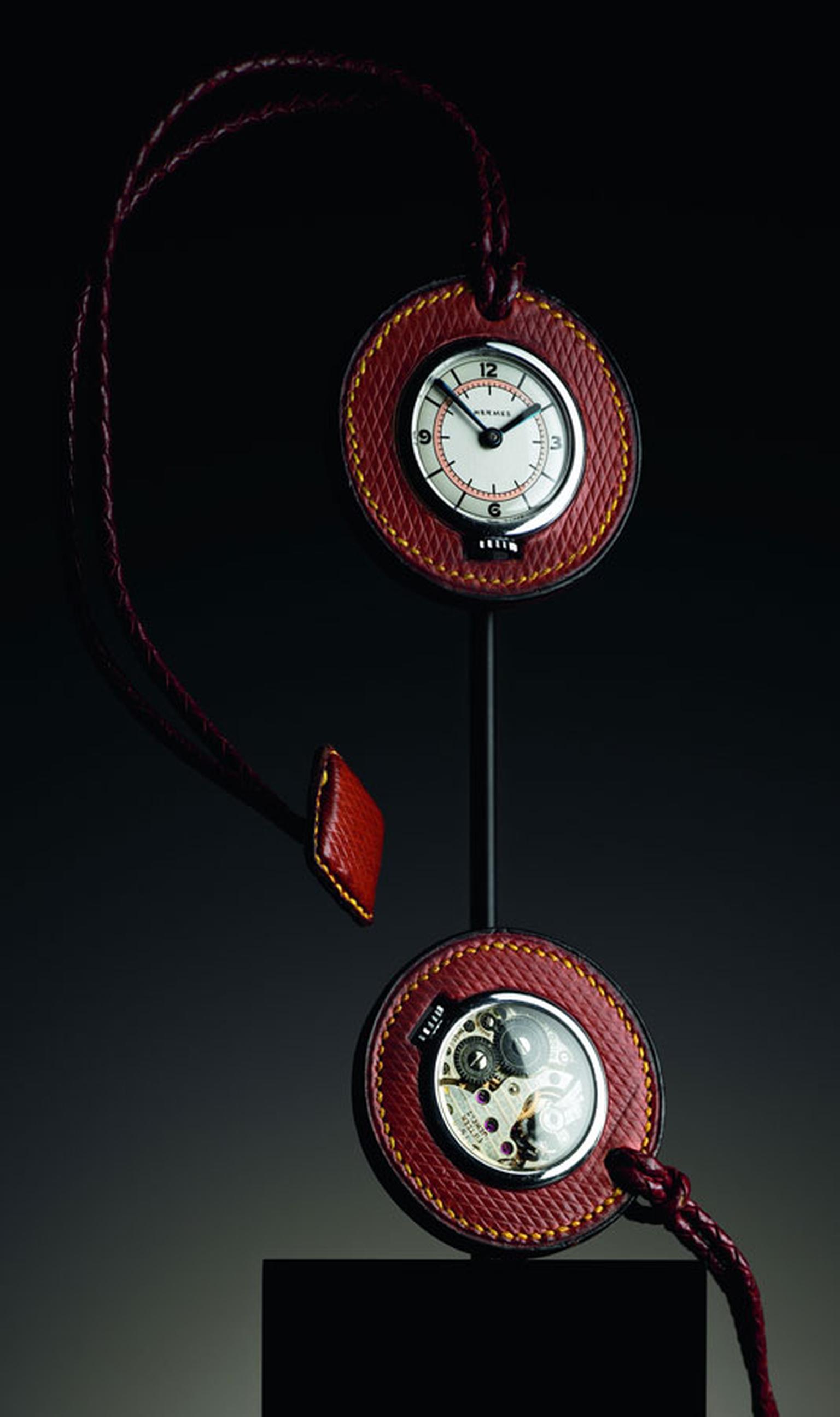 Hermes. Buttonhole pocket watch, around 1930