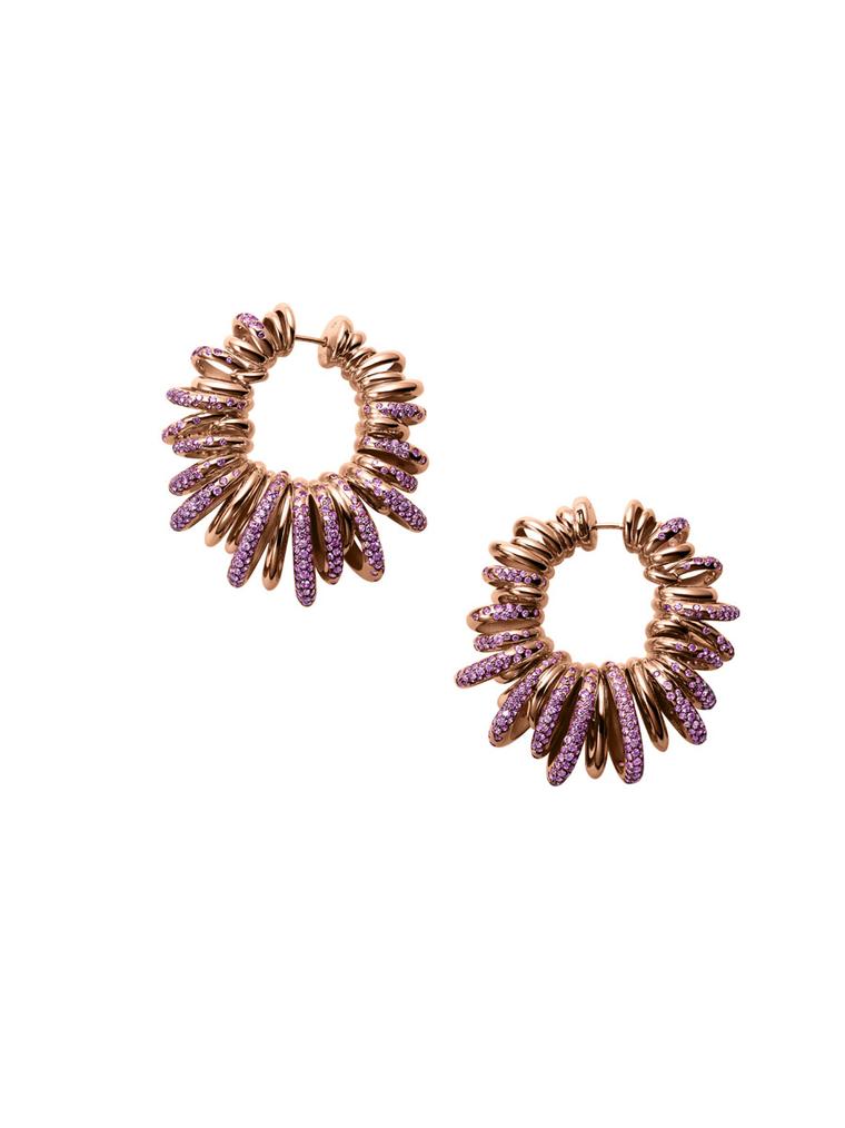 Another pair of earrings from the 'Sole' collection.