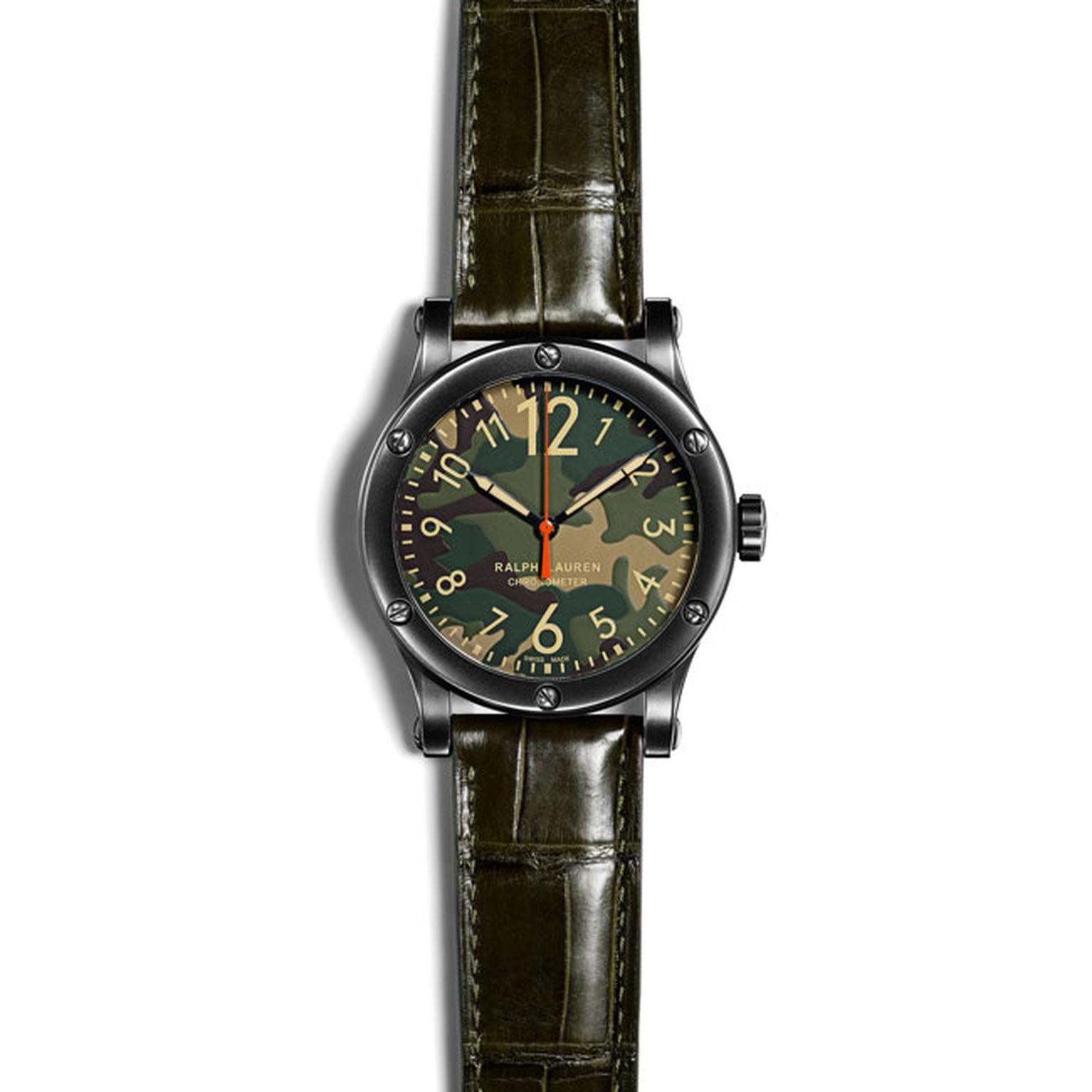 Ralph Lauren safari watch with camo dial_main
