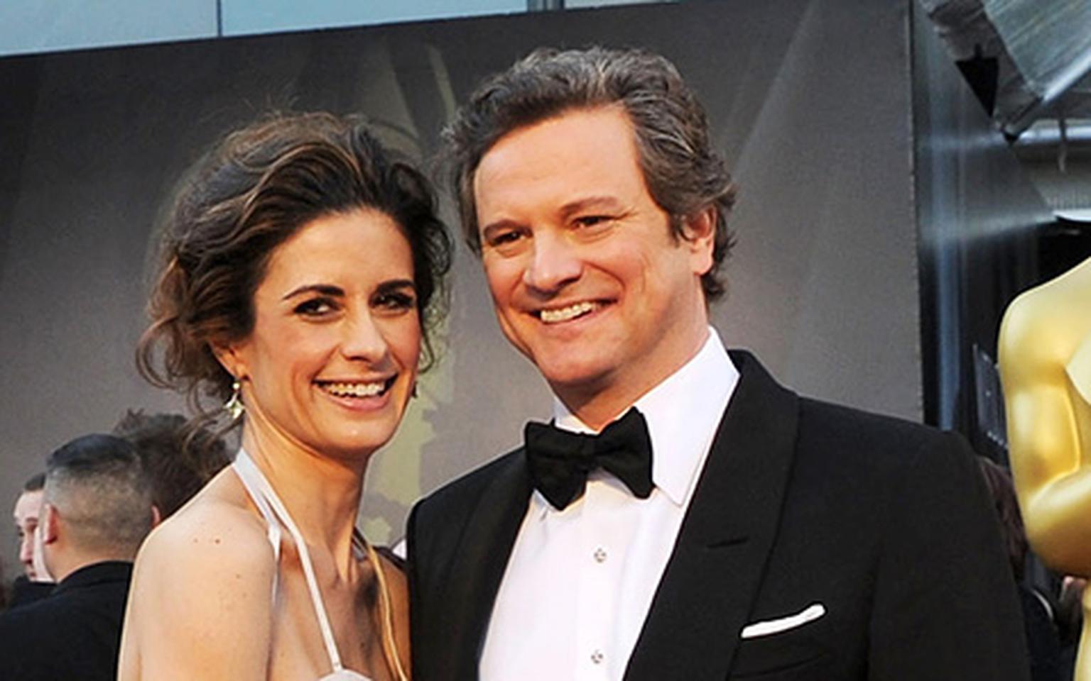 Mr & Mrs Colin Firth at 2011 Oscars