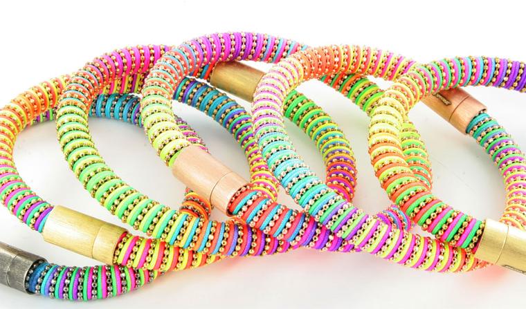 Carolina Bucci. Neon Twisters all £150. 1