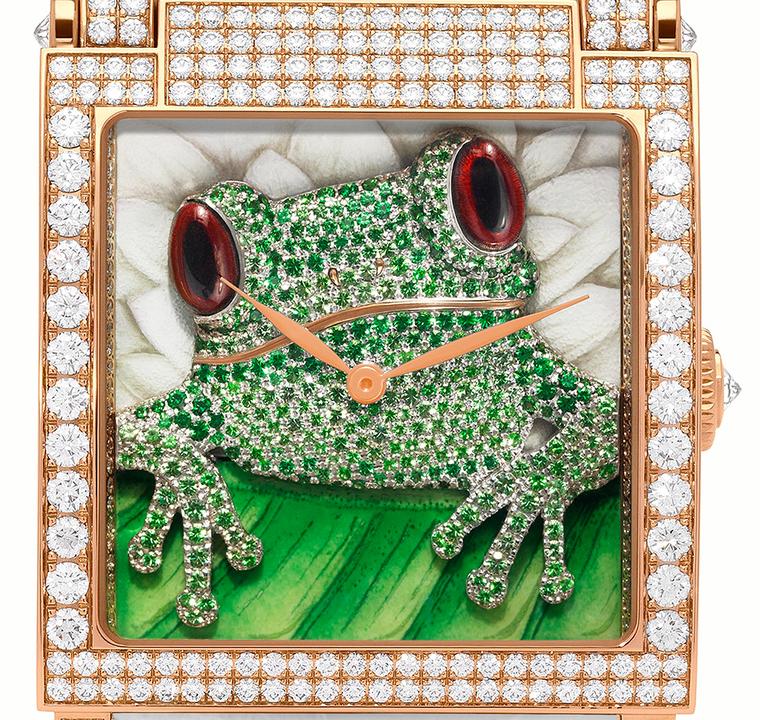Swiss watchmaker DeLaneau specialises in watches for women featuring miniature masterpieces on hand painted dials