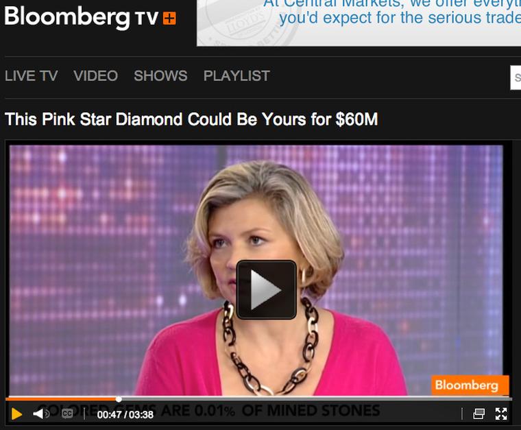 Maria Doulton makes her TV debut on Sky News and Bloomberg TV